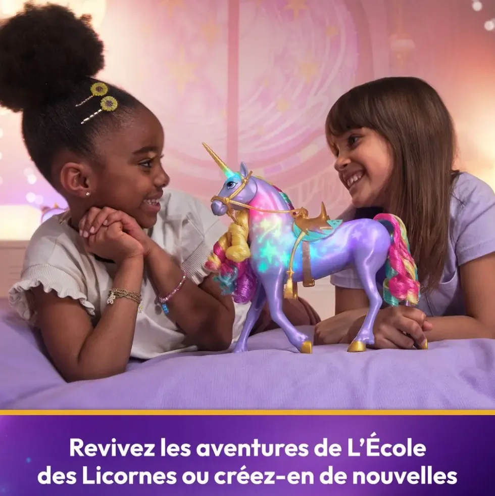 L'ECOLE DES LICORNES - LICORNE A FONCTIONS 28 CM WILDSTAR