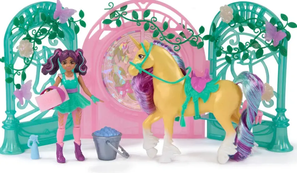 L'ECOLE DES LICORNES - PLAYSET MINI POUPEE AVA ET LEAF COLOR CHANGE