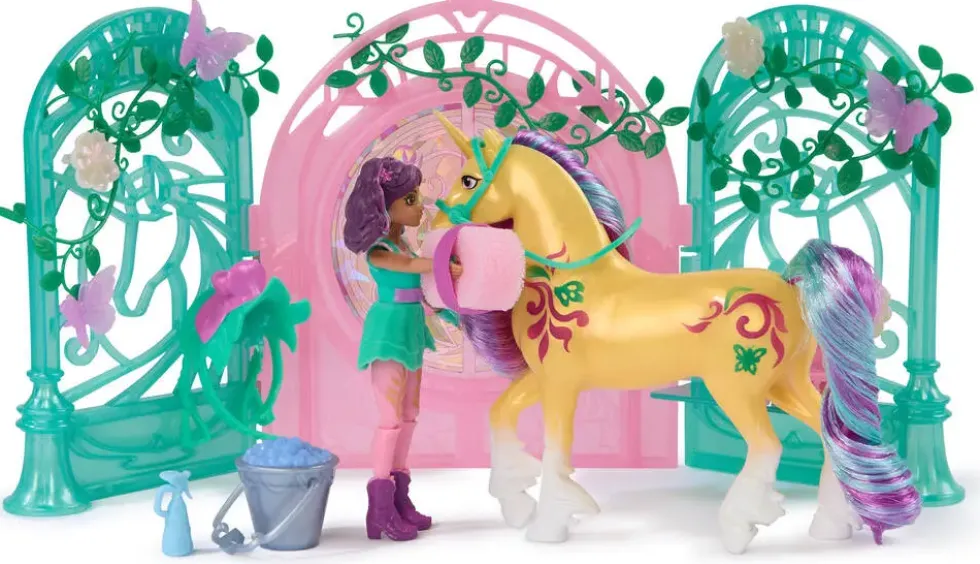 L'ECOLE DES LICORNES - PLAYSET MINI POUPEE AVA ET LEAF COLOR CHANGE