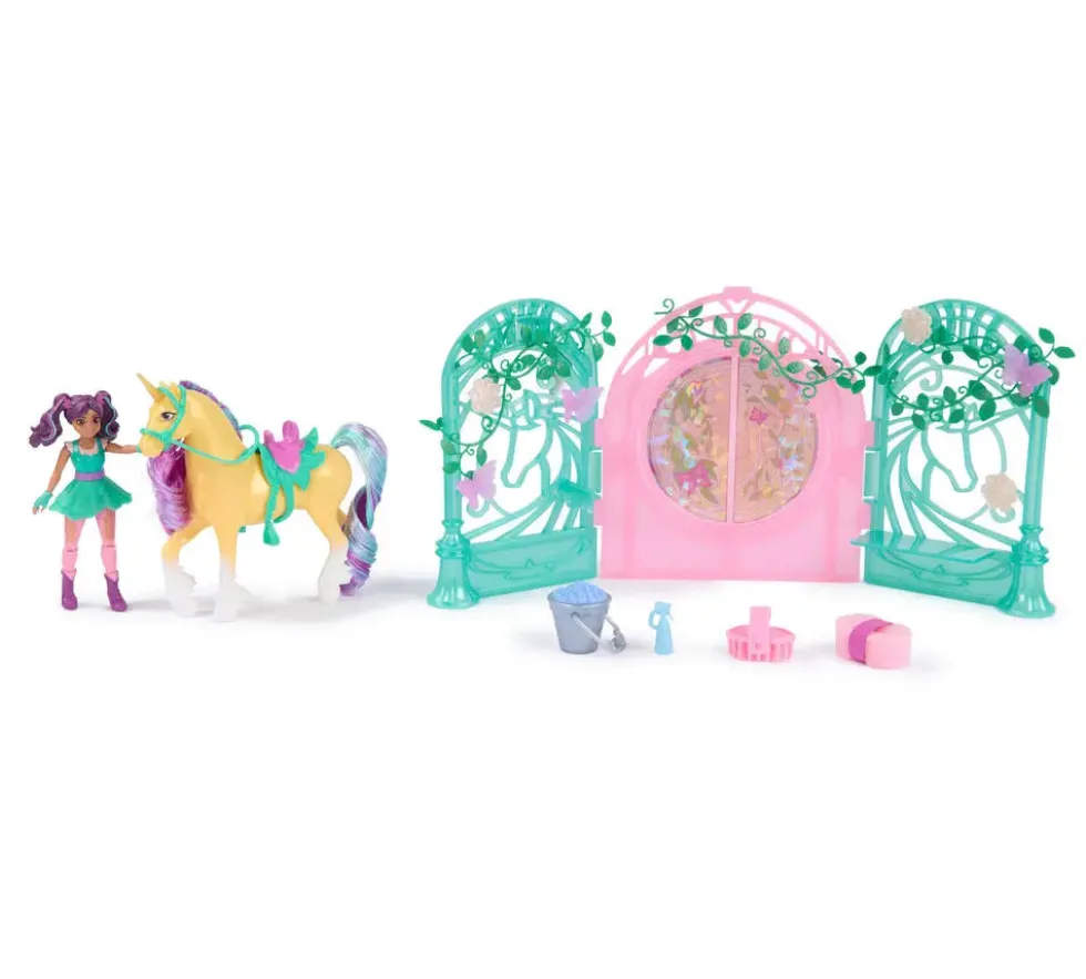 L'ECOLE DES LICORNES - PLAYSET MINI POUPEE AVA ET LEAF COLOR CHANGE