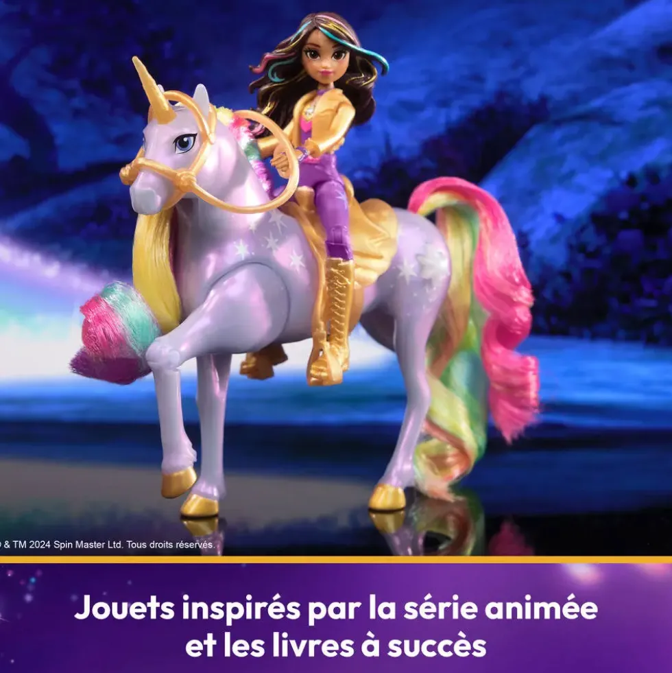 L'ECOLE DES LICORNES - POUPEE SOPHIA ET WILDSTAR MAGIC LIGHT