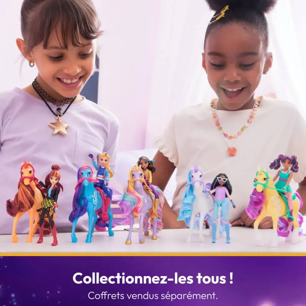 L'ECOLE DES LICORNES - POUPEE SOPHIA ET WILDSTAR MAGIC LIGHT