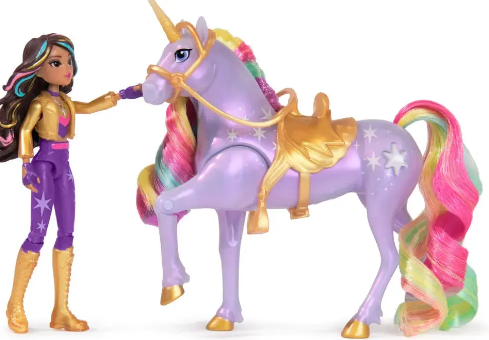 L'ECOLE DES LICORNES - POUPEE SOPHIA ET WILDSTAR MAGIC LIGHT