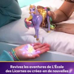 L'ECOLE DES LICORNES - POUPEE SOPHIA ET WILDSTAR MAGIC LIGHT