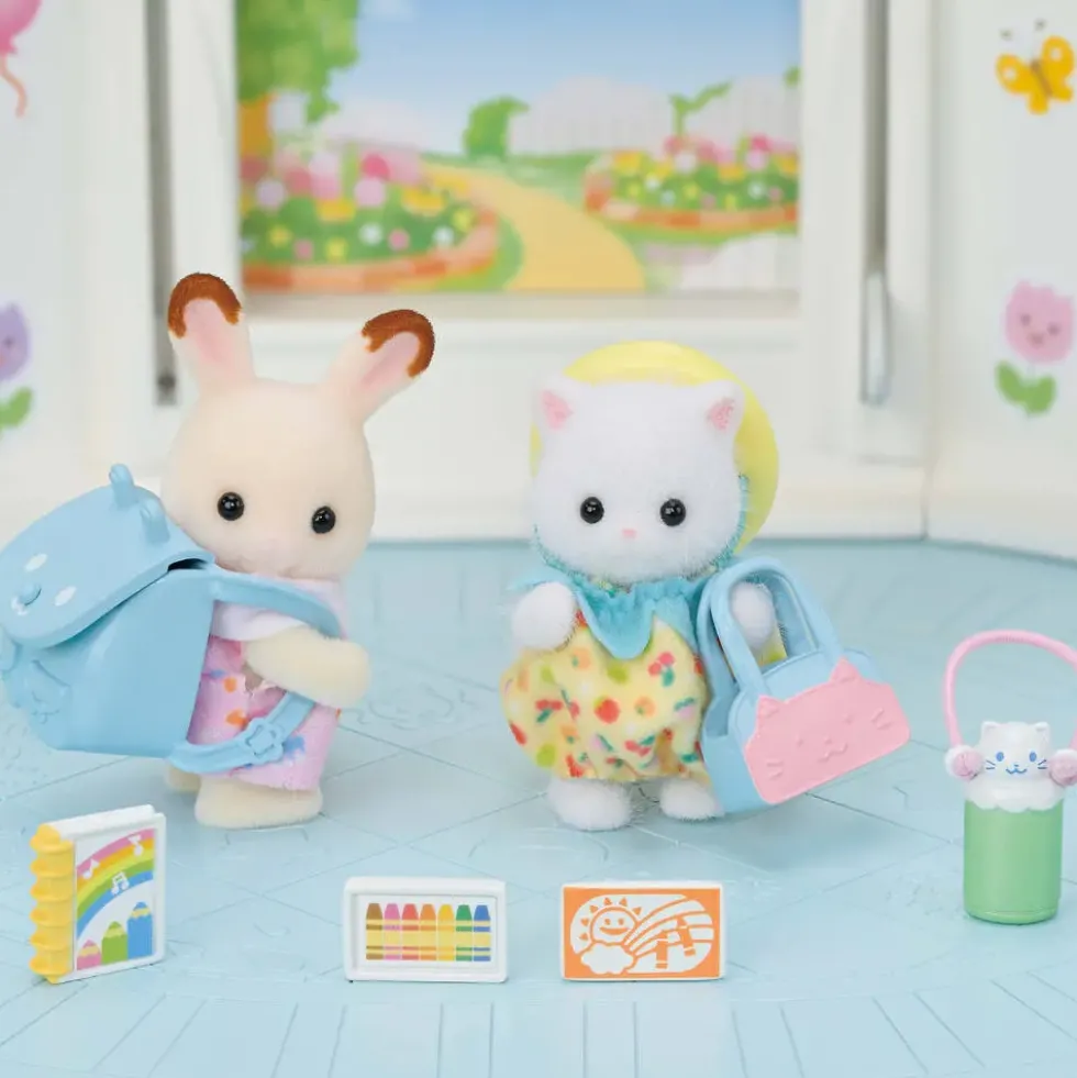LE DUO DES BEBES EN PROMENADE - SYLVANIAN TOUS POUR BEBES