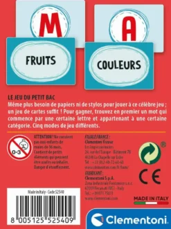 LE JEU DU PETIT BAC