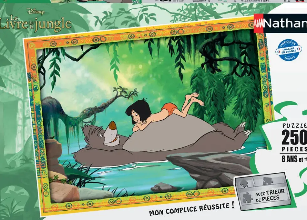 LE LIVRE DE LA JUNGLE - NATHAN PUZZLE 250 PIECES