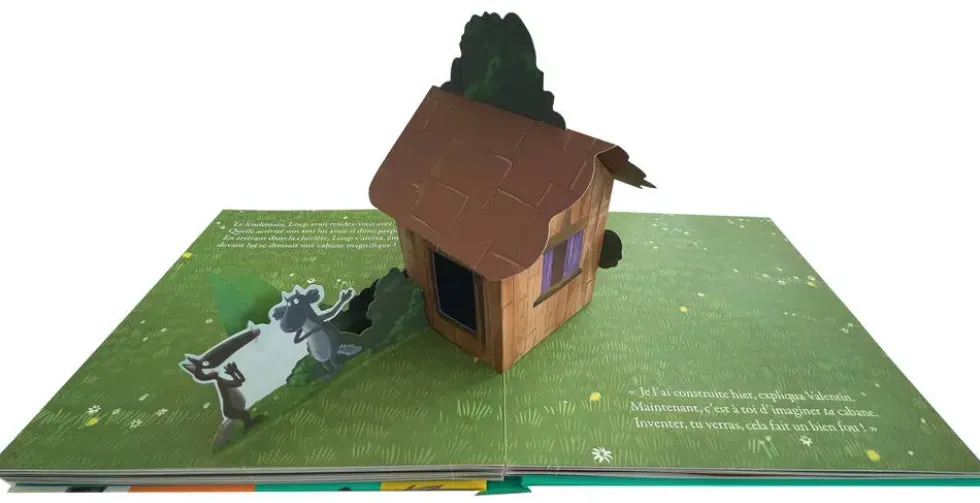 LE LOUP QUI APPRIVOISAIT SES EMOTIONS - LE POP-UP