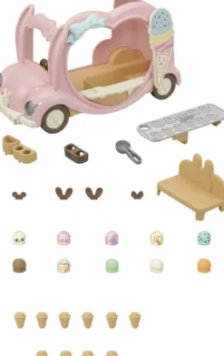 LE MARCHAND DE GLACE AMBULANT - SYLVANIAN COMMERCES