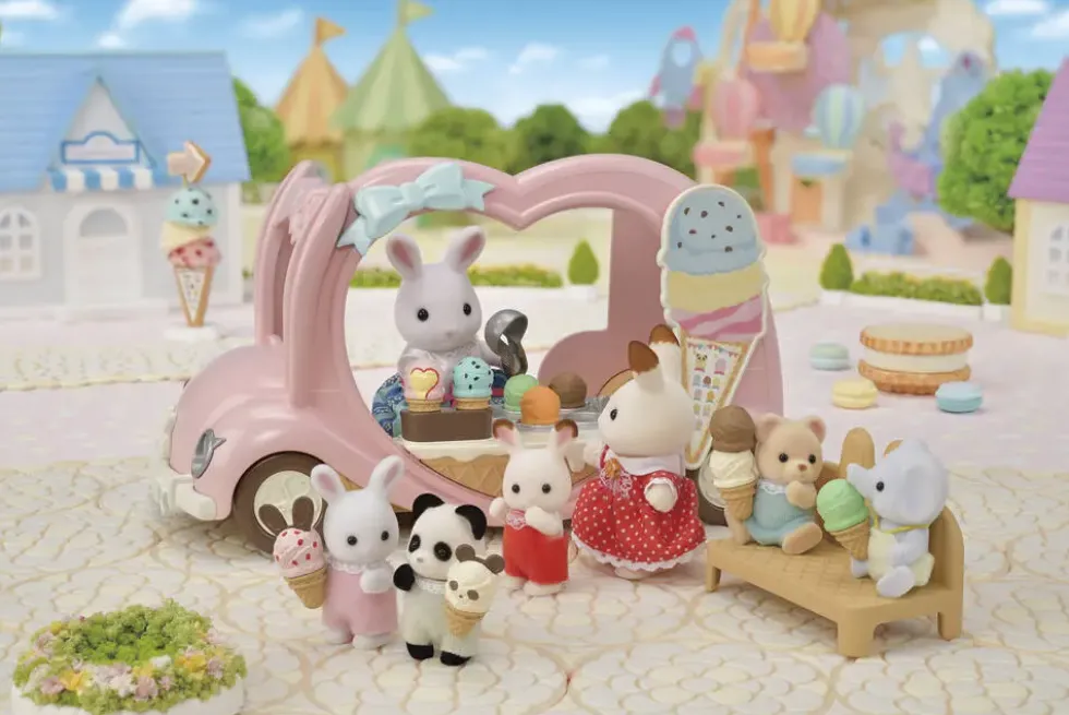 LE MARCHAND DE GLACE AMBULANT - SYLVANIAN COMMERCES