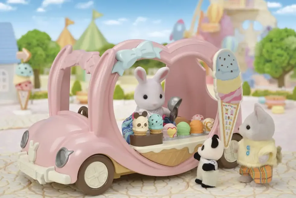 LE MARCHAND DE GLACE AMBULANT - SYLVANIAN COMMERCES