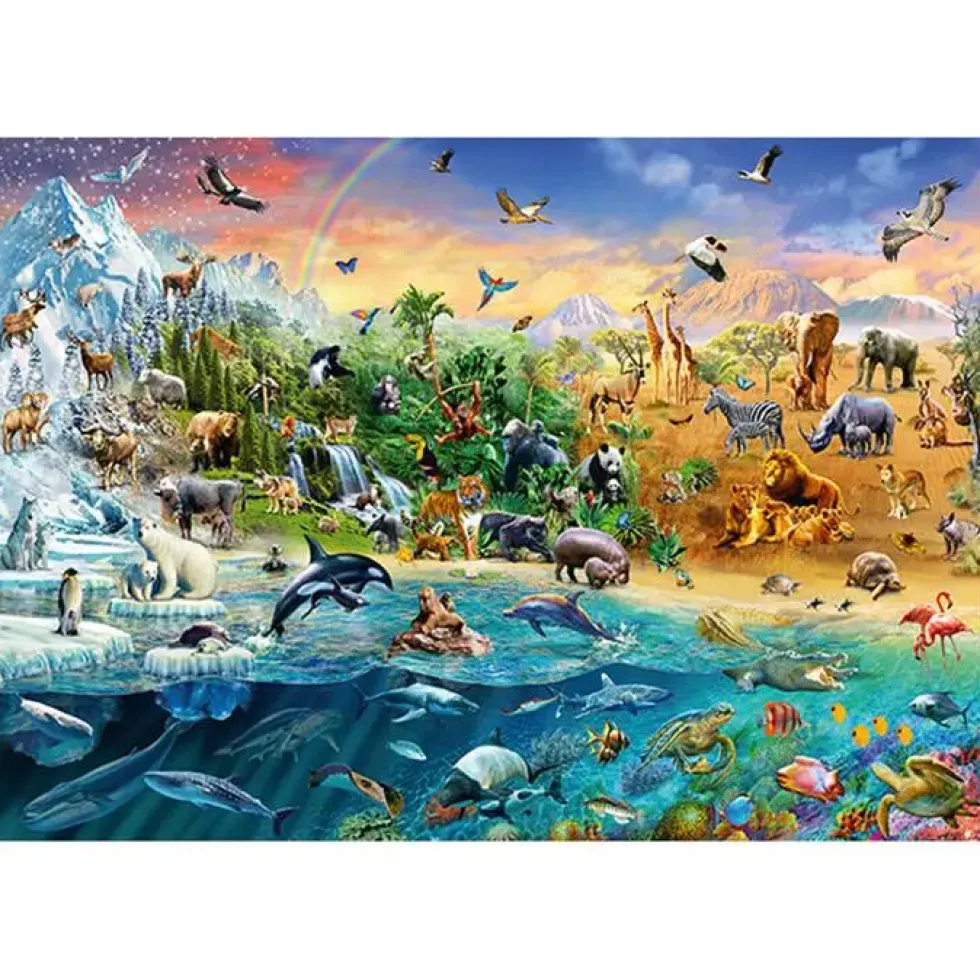 LE MONDE DES ANIMAUX, 1000 PCS
