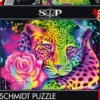 LEOPARD ARC-EN-CIEL FLUO - PUZZLE 1000 PIECES