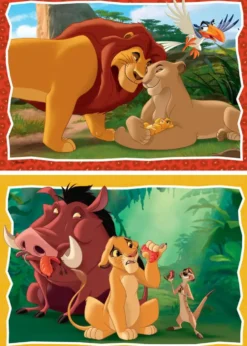 LE ROI LION DISNEY- PUZZLE ANIMAL FRIENDS 2X24 PIECES