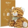 LES AMIS - PELUCHE TIGRE PAPAYE ORANGE -17CM