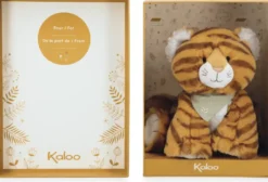 LES AMIS - PELUCHE TIGRE PAPAYE ORANGE -17CM