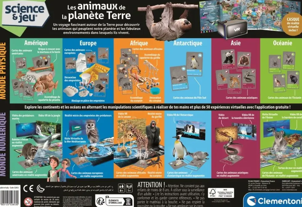 LES ANIMAUX DE LA PLANETE TERRE - REALITE VIRTUELLE