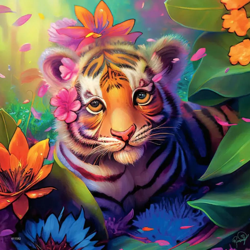 LES BEBES DE LA JUNGLE - PUZZLES 3X49 PIECES