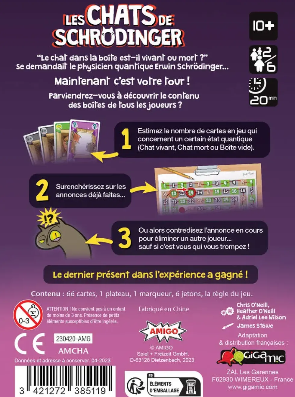 LES CHATS DE SCHRODINGER