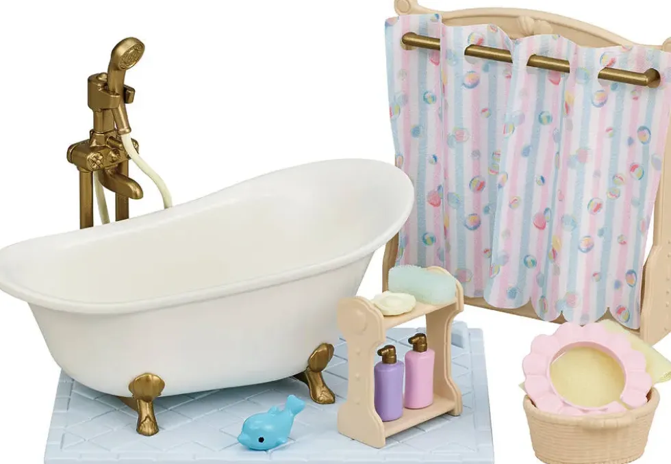 LE SET BAIGNOIRE ET DOUCHE - SYLVANIAN MEUBLES ET ACCESSOIRES