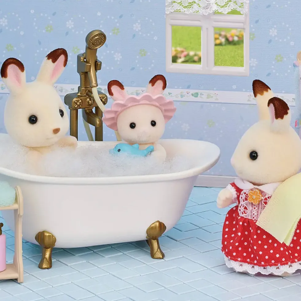 LE SET BAIGNOIRE ET DOUCHE - SYLVANIAN MEUBLES ET ACCESSOIRES