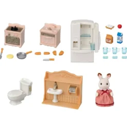 LE SET D'AMEUBLEMENT COSY COTTAGE ET MAMAN - SYLVANIAN SET BOUTIQUES