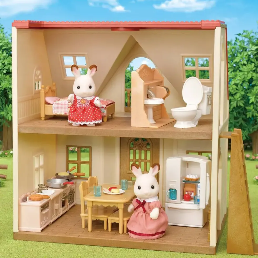 LE SET D'AMEUBLEMENT COSY COTTAGE ET MAMAN - SYLVANIAN SET BOUTIQUES