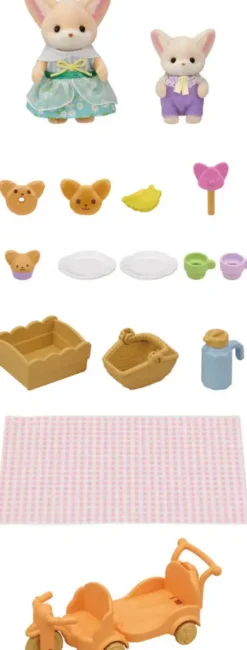 LE SET DE PIQUE-NIQUE DES FRERES ET SŒURS FENNEC -SYLVANIAN FAMILLES
