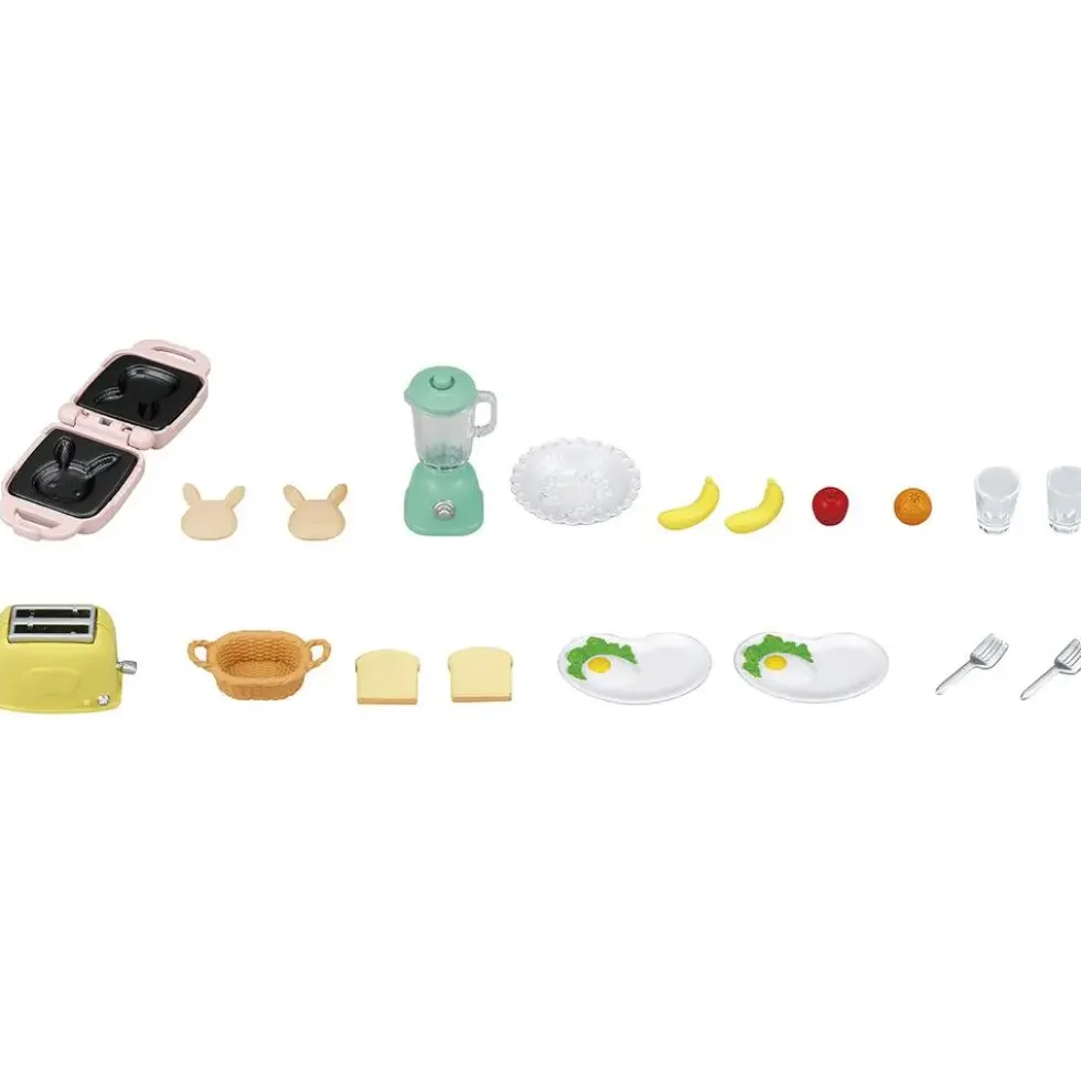 LE SET PETIT DEJEUNER - SYLVANIAN MEUBLES ET ACCESSOIRES
