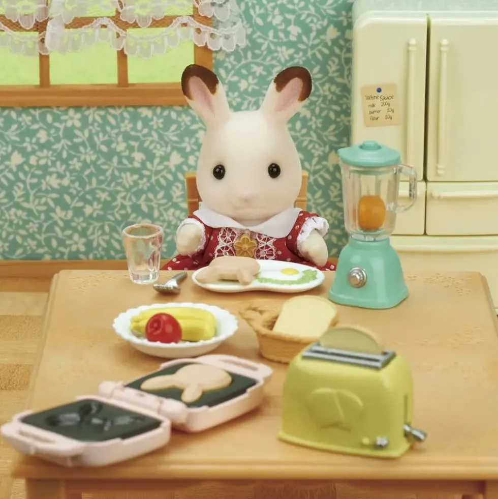 LE SET PETIT DEJEUNER - SYLVANIAN MEUBLES ET ACCESSOIRES