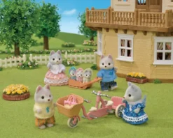 LES FRERES ET SŒURS HUSKY ET LEUR TANDEM - SYLVANIAN FAMILLES