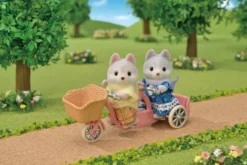 LES FRERES ET SŒURS HUSKY ET LEUR TANDEM - SYLVANIAN FAMILLES