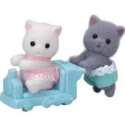 LES JUMEAUX CHAT PERSAN - SYLVANIAN FAMILLES