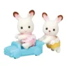 LES JUMEAUX LAPIN CHOCOLAT - SYLVANIAN TOUT POUR BEBES