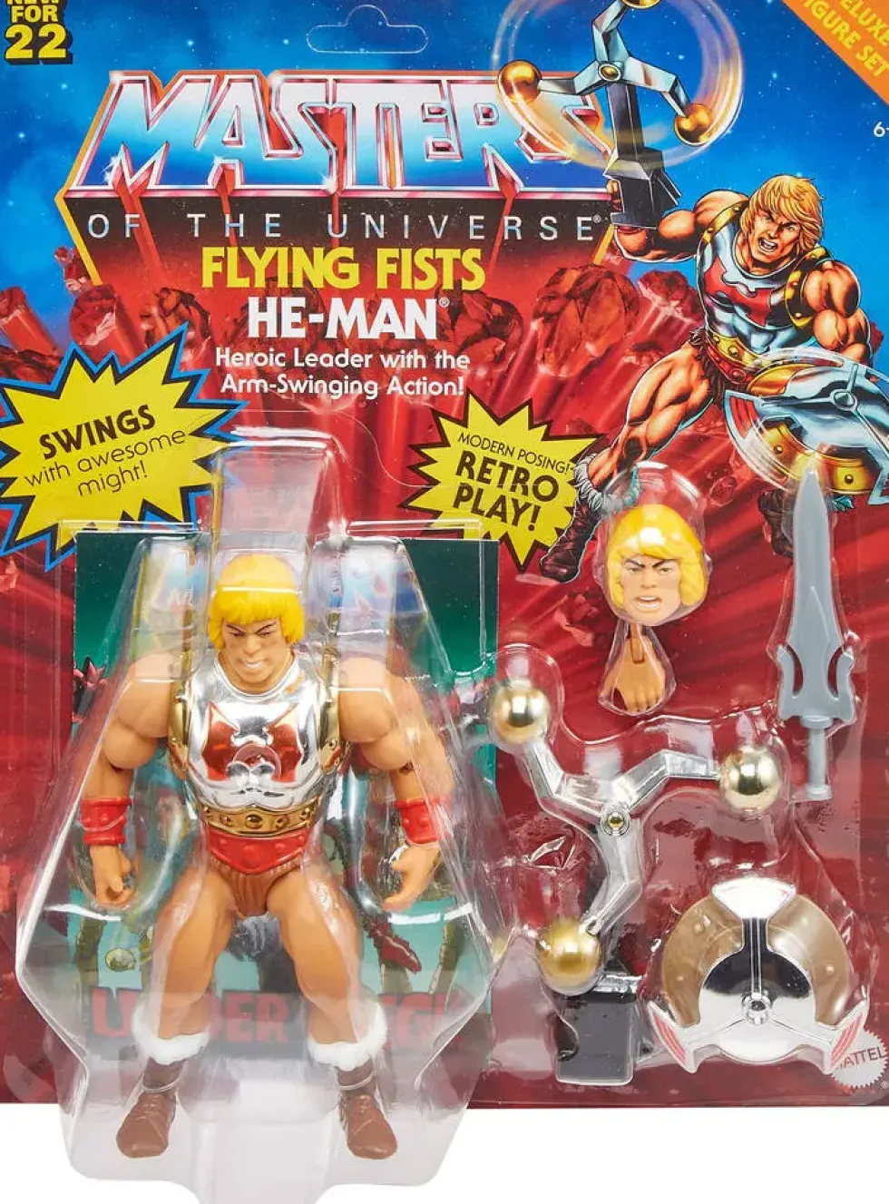LES MAITRES DE L'UNIVERS ORIGINS - FIGURINE ARTICULEE MUSCLOR