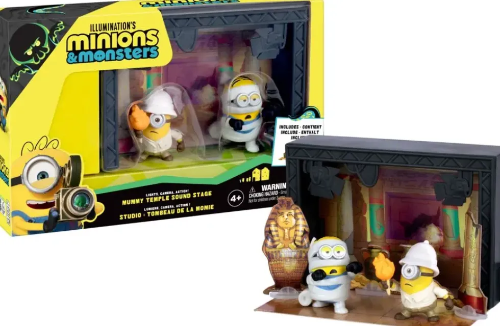LES MINIONS 3 - PACK DECOR DE FILM- EGYPTIEN