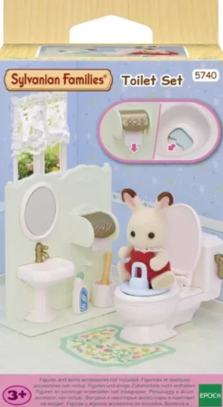 LES TOILETTES - SYLVANIAN MEUBLES ET ACCESSOIRES