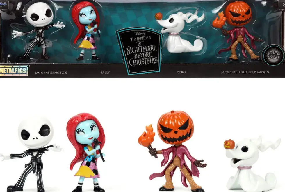 L’ETRANGE NOEL DE MONSIEUR JACK - COFFRET 4 FIGURINES METAL