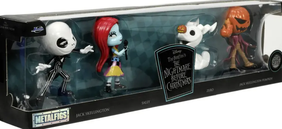 L’ETRANGE NOEL DE MONSIEUR JACK - COFFRET 4 FIGURINES METAL