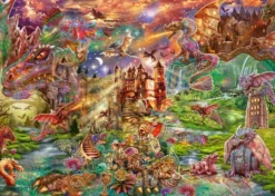 LE TRESOR DES DRAGONS PUZZLE 2000 PIECES