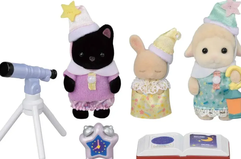 LE TRIO DES BEBES PYJAMA PARTY - SYLVANIAN TOUS POUR BEBES