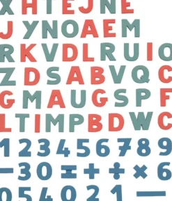 72 LETTRES ET CHIFFRES MAGNETIQUES