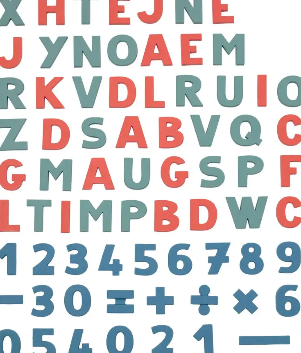 72 LETTRES ET CHIFFRES MAGNETIQUES