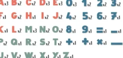 72 LETTRES ET CHIFFRES MAGNETIQUES