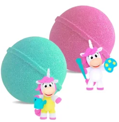LICORNE BOMBE DE BAIN AVEC 1 FIGURINE A COLLECTIONNER