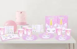 LICORNE KIT DE FETE 8 PERSONNES