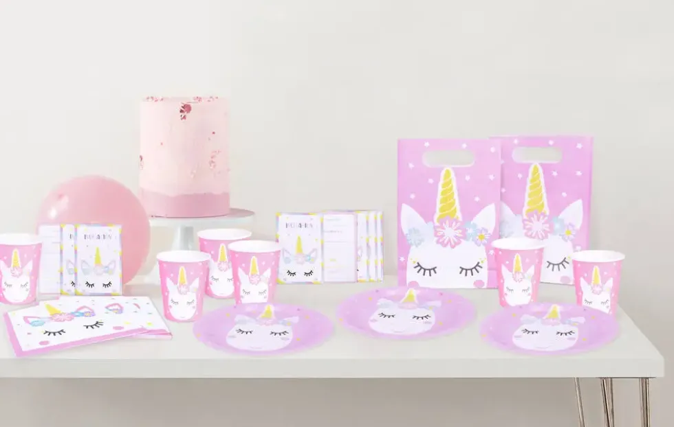 LICORNE KIT DE FETE 8 PERSONNES