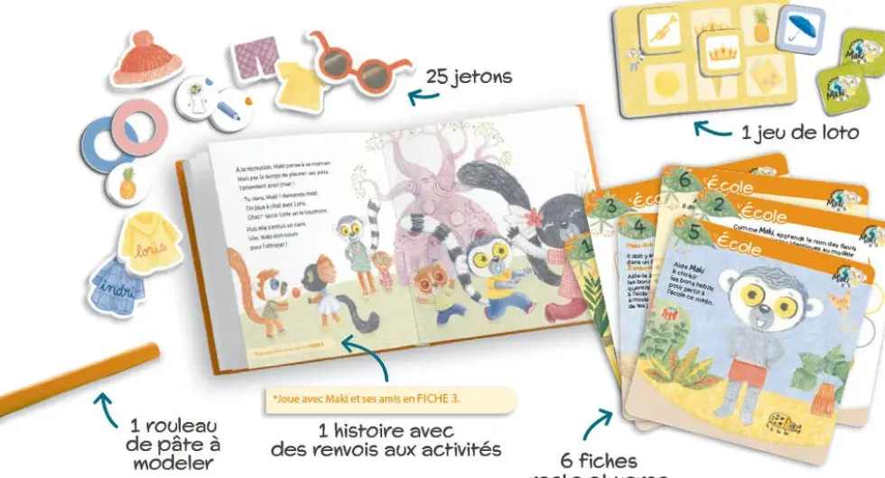 LIS ET JOUE AVEC MAKI - L'ECOLE