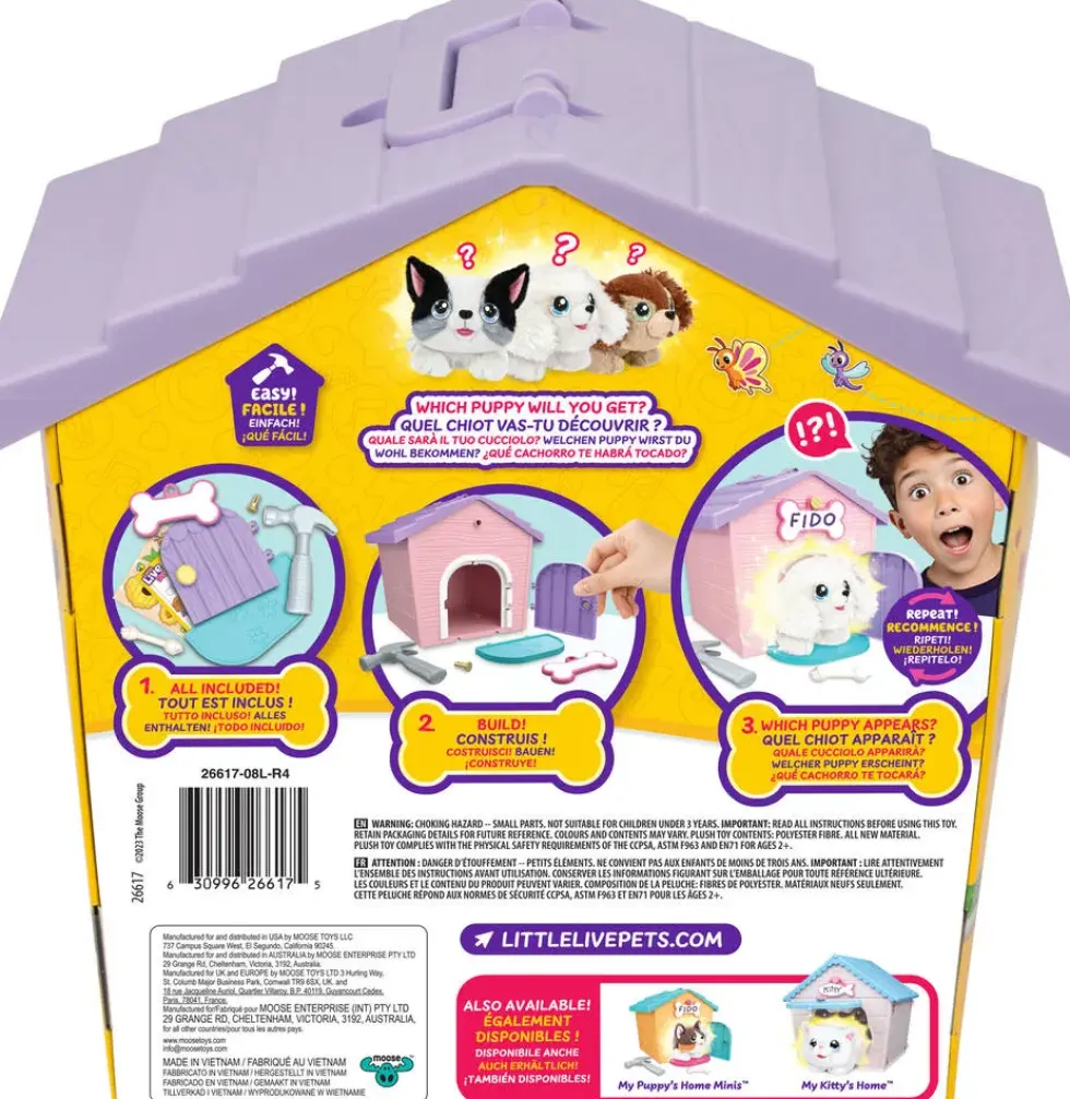LITTLE LIVE PETS -MON PETIT CHIEN SURPRISE - ROSE