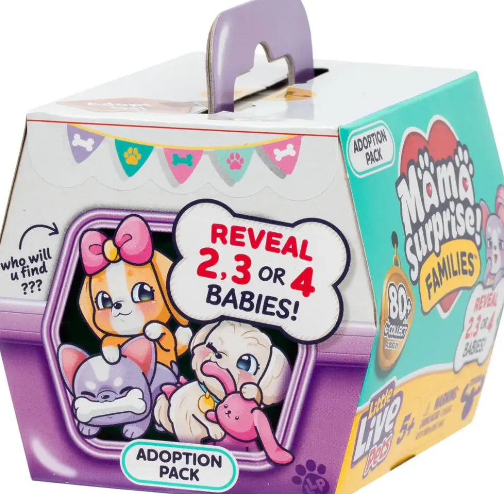 LITTLE LIVE PETS- PACK D'ADOPTION MAMA SURPRISE FAMILIES -